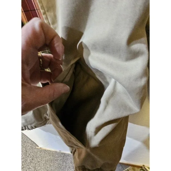 Polo Ralph Lauren Men's Harrington Bomber Jacket Khaki Beige Brown, Size Large
